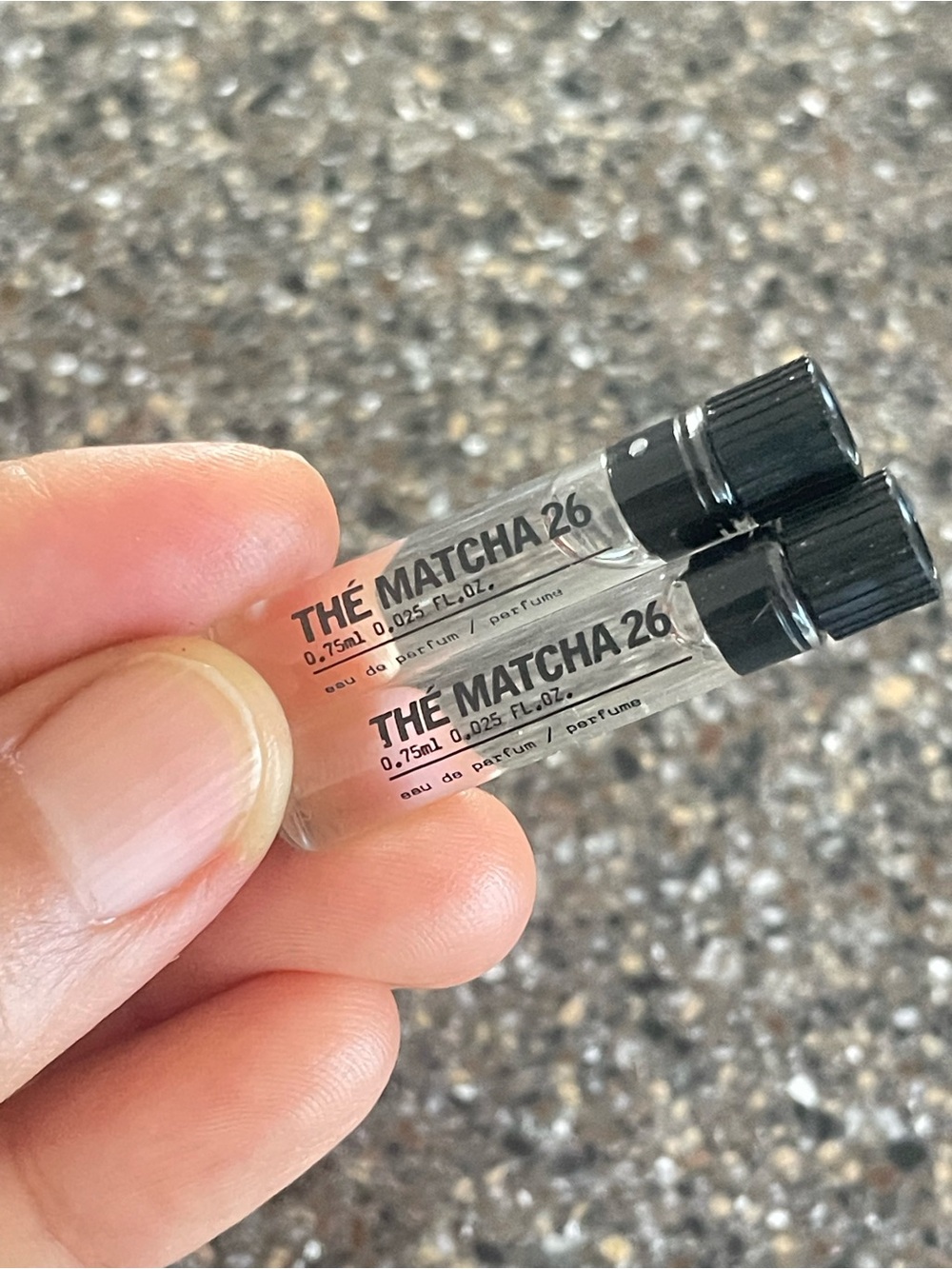 Le Labo Thé Matcha 26 Sample Vials in Clear and Black